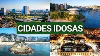 Cidades por Percentual de População Idosa  Censo 2022 TOP 10