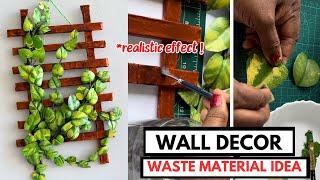 Easy cardboard craftDIY Artificial Plant Home Decoration How to make Fake Indoor plantsRecycling