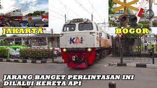 NGUBER Kereta Uji Coba Pangrango Dari Jakarta Sampai Perlintasan JPL 2 Bogor