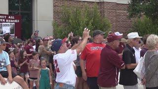 Fans welcome A&M Baseball back home