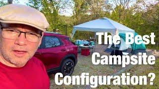 Campground Tent Campsite Setup for Comfort Luxury and Efficiency