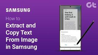 How to Extract and Copy Text From Image in Samsung  Live Text Feature on Samsung?