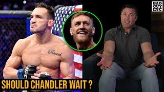 Michael Chandler is 37 years old is waiting around for Conor McGregor a good idea?