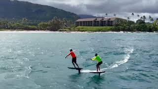Foil Drive Tow Surfing