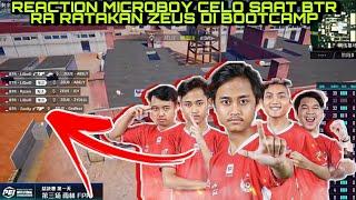 REACTION MICROBOY CELO SAAT BTR RATAKAN ZEUS DI BOOTCAMP MICROBOY SAMPE TERIAK TERIAK