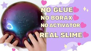 How To Make A No Glue No Borax Slime  Homemade Diy Slime without glue borax  activator ?