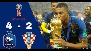 Résumé FRANCE 4 - 2 CROATIE  Finale Coupe Du Monde 2018 TF1