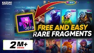 10 WAYS TO FARM RARE SKIN FRAGMENTS FASTER IN 2021  MOBILE LEGENDS BANG BANG