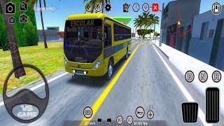 Volkswagen Escolar Bus Mod Drive - Proton Bus Simulator 2024 Gameplay