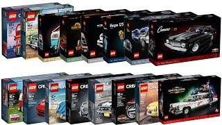 All LEGO Creator Expert  Icons Vehicle sets 2011 - 2022 CompilationCollection Speed Build