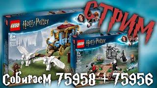 СТРИМ Собираем карету Шармбатона 75958 и Кладбище 75965 Lego