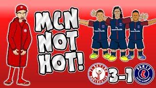 MCN NOT HOT Bayern vs PSG 3-1 Parody Goals Highlights Champions League 2017