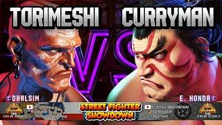 SF6 Torimeshi #2 Dhalsim VS Currryman #1 E. Honda