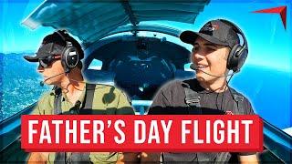 Dads First Flight in a Sling NGT  Fathers Day Flying Fun