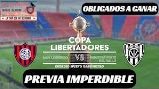 Soy San Lorenzo en la antesala de un partido clave SAN LORENZO vs Independiente del Valle por Copa