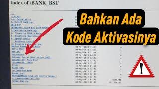 DATA BSI YANG JEBOL. ADA ACTIVATION CODE. BACA DIBAWAH