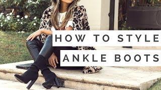 How to Style Ankle Boots  Outfit Ideas for Ankle Boots Lookbook