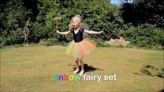 Travis Designs Rainbow Fairy Set Childrens Costume