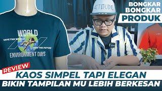 KAOS SIMPEL TAPI ELEGAN BAKAL BIKIN TAMPILAN MAKIN BERKESAN  Review Produk 