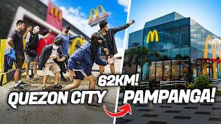 We walked from Mcdo Quezon City to the Biggest McDonalds in the Philippines Pampanga