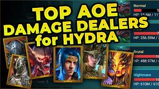 TOP AOE DAMAGE DEALERS FOR ALL HYDRA STAGES