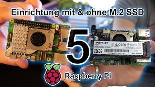 Raspberry Pi 5 Einrichtung + M.2 SSD + Projekte ReviewTutorial4K