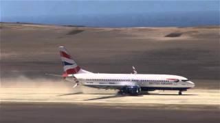 St Helena welcomes their first Commercial airplane