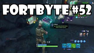 Fortnite Forbyte 52 Location Bot Spray in Robot Factory Fortnite Fortbyte 52