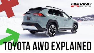 Toyota AWD Explained and Tested 2019 RAV4 Highlander Prius AWD