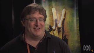 Гейб Ньюэлл про пиратство в России 2009  Gabe Newell about piracy in Russia 2009