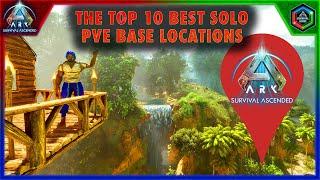 Top 10 Best PVE Base Locations in Ark Survival Ascended The Island Map