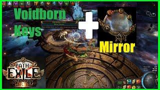 PoE 3.20 - MIRROR OF KALANDRA + 7 Voidborn Reliquary Keys in Sanctum League - 1144