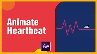 How To Create And Animate Heartbeat In After Effects - After Effects Tutorial No Plugins