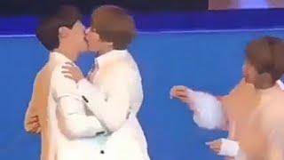 K-pop idols Romantic Gay Kiss on Stage 