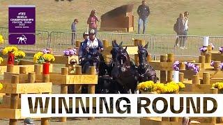 Boyd Exell WINNING ROUND  FEI Driving World Championship 2022