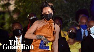 Barbados declares Rihanna a national hero during republic ceremony