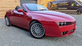 Alfa Romeo Spider Brera 939 Roof operation start up  walkaround 2.2 JTS here@therealtoyshop