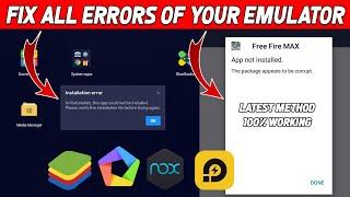 How to fix BlueStacks unfortunatelythis app could not be installed problem 2023  App Not installed