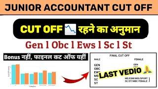 Junior Accountant Cut Off 2023-24  Jr Accountant Cut Off & Result  Junior accountant latest news