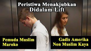 Sebab Hal Sepele Gadis Amerika Non Muslim kaya raya ini Masuk Islam dari sebuah lift