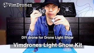 DIYCustom Drone for Drone Light Show  Vimdrones Drone Light Show Control Unit  Kit