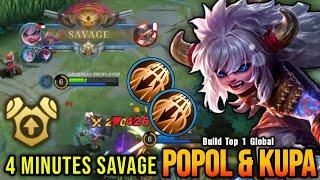 Auto SAVAGE OP Popol and Kupa with this Emblem - Build Top 1 Global Popol and Kupa  MLBB