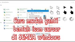 Cara mengganti icon cursor di SEMUA windows 7 8 10 11