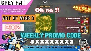 Art of War 3 Global Conflict  2x2 Battle Review &  Promo Code Giveaway