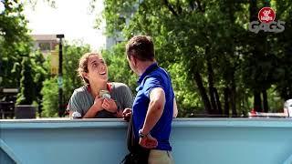 Waiter Falls Straight Out of the Sky