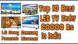 Top 10 best LED TV under 20000 Rs in India