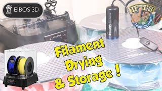 3D Printing Filament Drying & Storage Solution  Eibos Cyclopes & Eurus USB Vacuum Pump - REVIEW