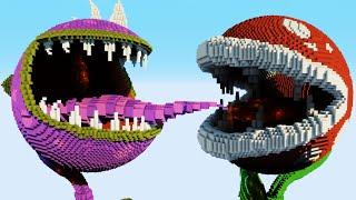 Minecraft vs Smash Bros. – PIRANHA PLANT  CHOMPER  PAC-MAN  GHOST