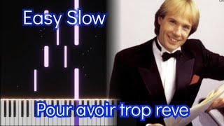 Pour avoir trop reve  Richard Clayderman  綺夢無數  EASY SLOW Piano Tutorial