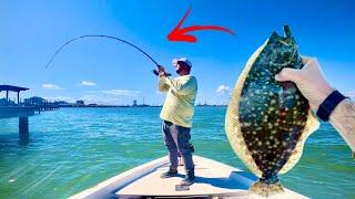 Fall FLOUNDER FISHING Galveston Bay Catch & Cook Carbinox Vesta